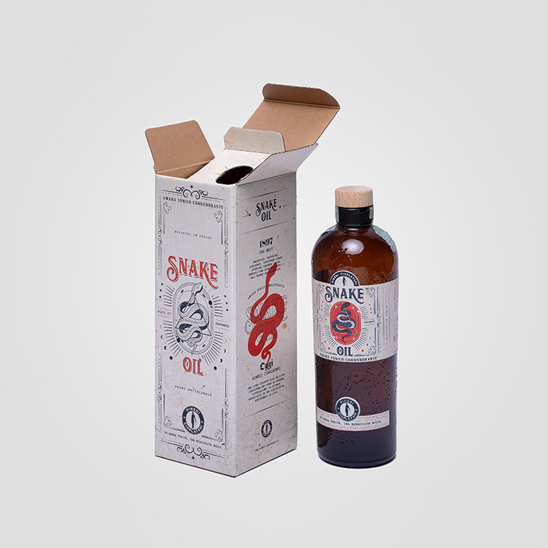 Astuccio per amaro Snake Oil