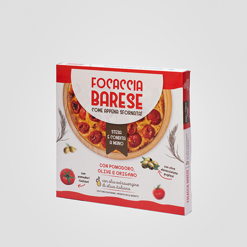 Astuccio per focaccia congelata Sannicò