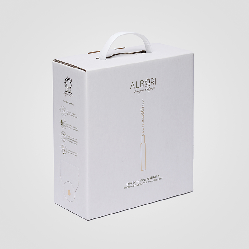 Bag in Box personalizzato da 3 litri di Olio Extra Vergine di Oliva Albori Lucera