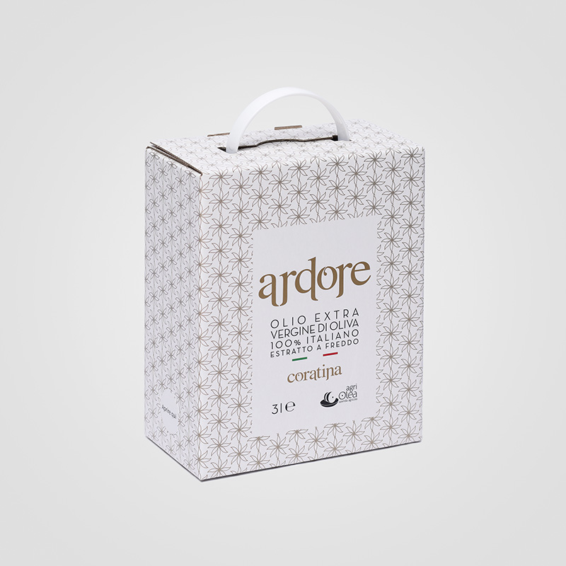 Bag in Box personalizzato da 3 litri di Olio Extra Vergine di Oliva Agriolea Ostuni