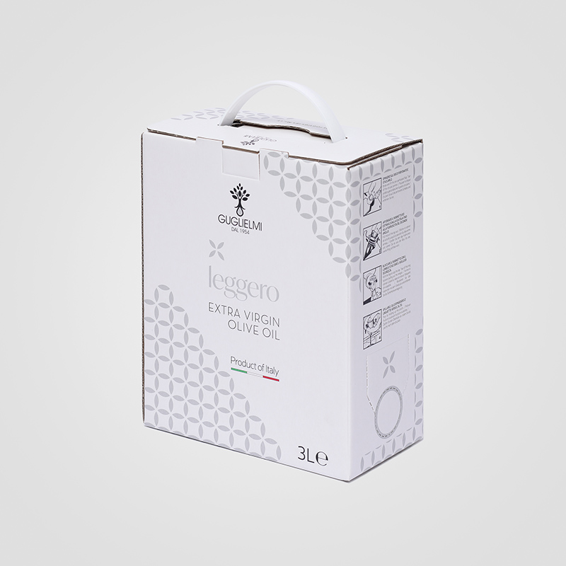 Bag in Box personalizzato da 3 litri di Olio Extra Vergine di Oliva Guglielmi Andria
