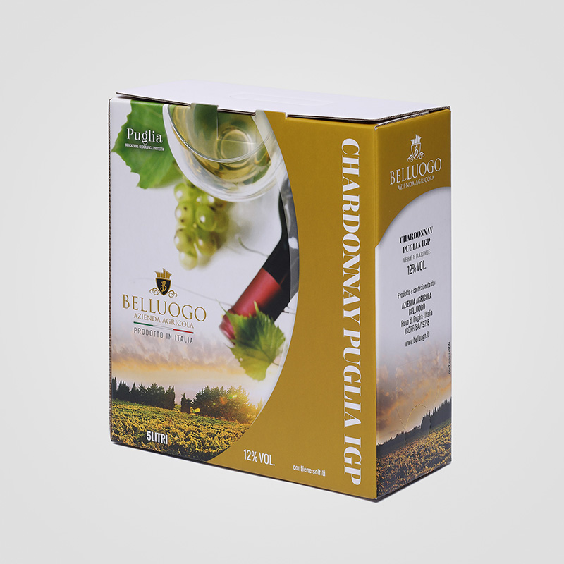 Bag in Box personalizzato da 5 litri di Vino Azienda Belluogo Ruvo di Puglia