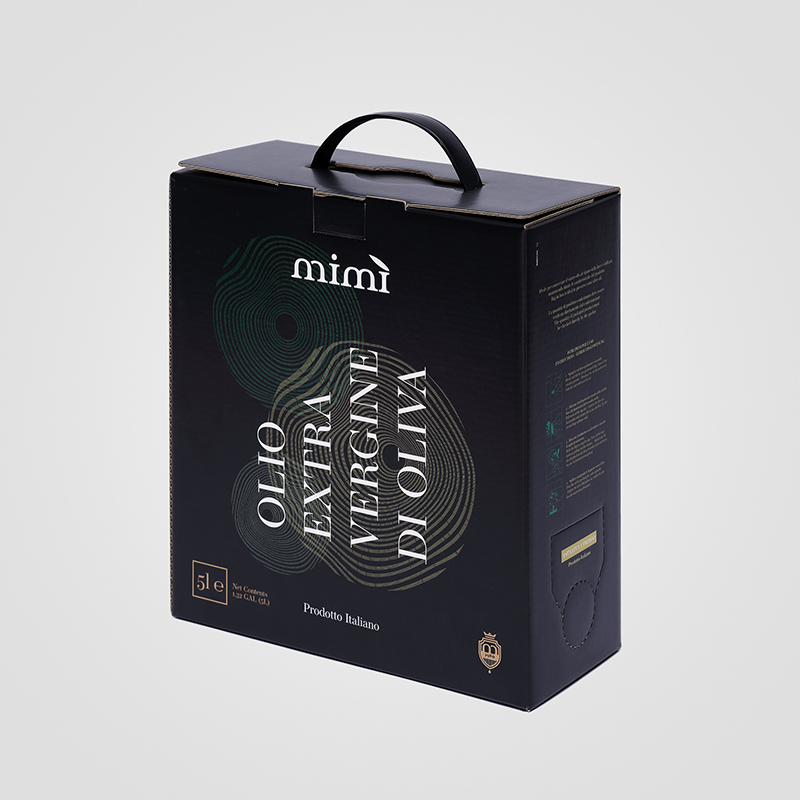 Bag in Box personalizzato da 5 litri di Olio Extra Vergine di Oliva Mimì di Donato Conserva Modugno
