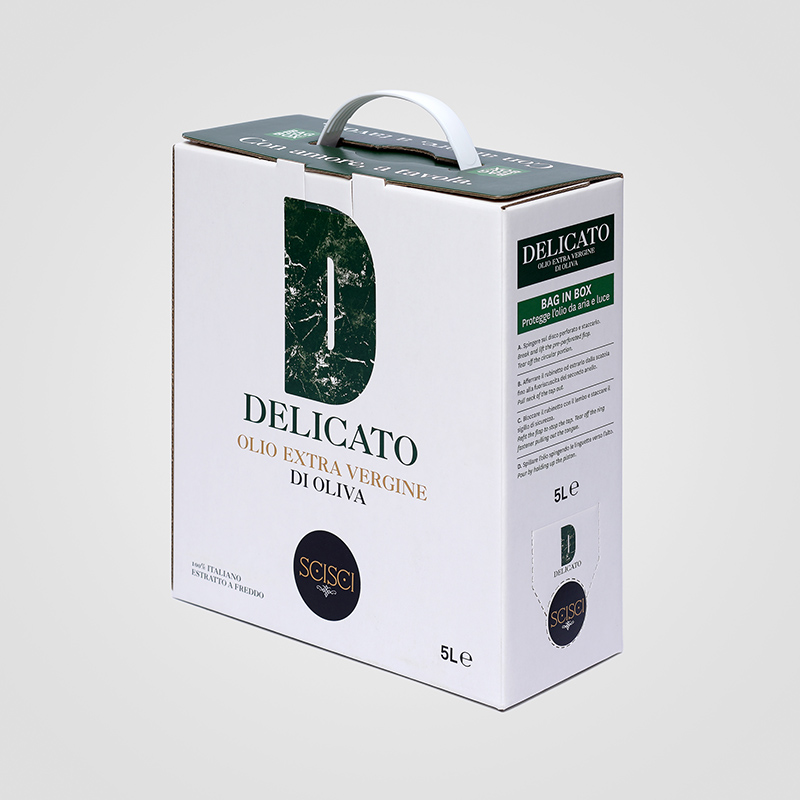 Bag in Box 5 litri Olio Extra Vergine di Oliva Delicato AgriScisci