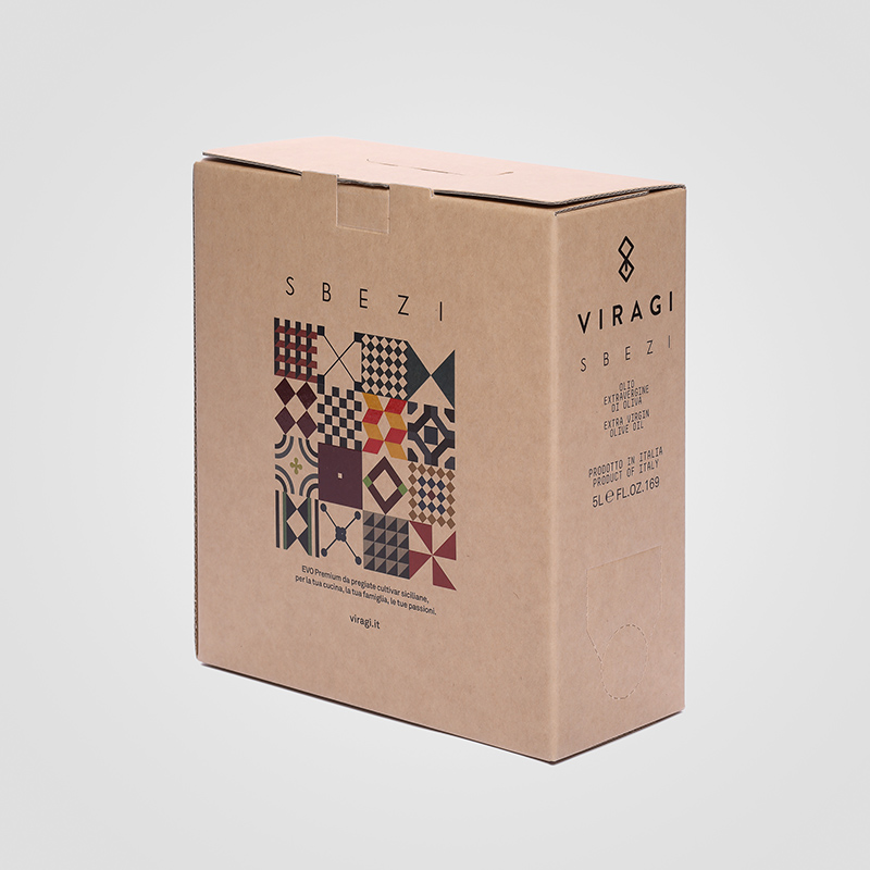 Bag in Box Personalizzato da 5 litri di Olio Extra Vergine Viragì Produzione Bag in Box personalizzato da 5 litri di Olio Extra Vergine Viragì Ragusa
