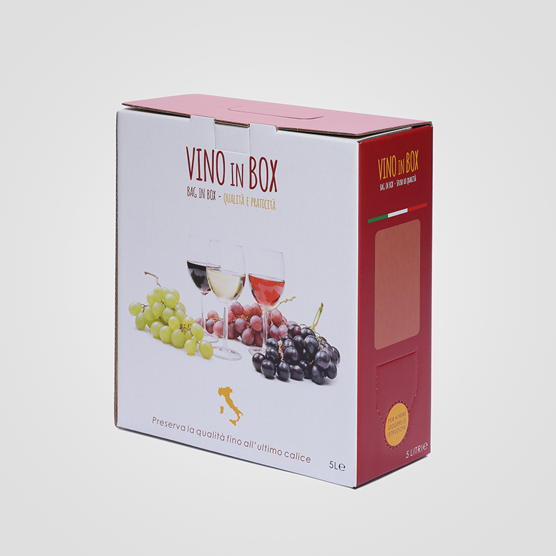 Bag in Box da 5 litri per vino prodotto da Royal Box, imballaggio sostenibile
