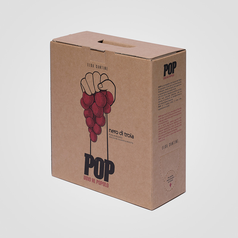 Bag in Box personalizzato da 5 litri di Vino Nero di Troia Elda Cantine SPQT Foggia