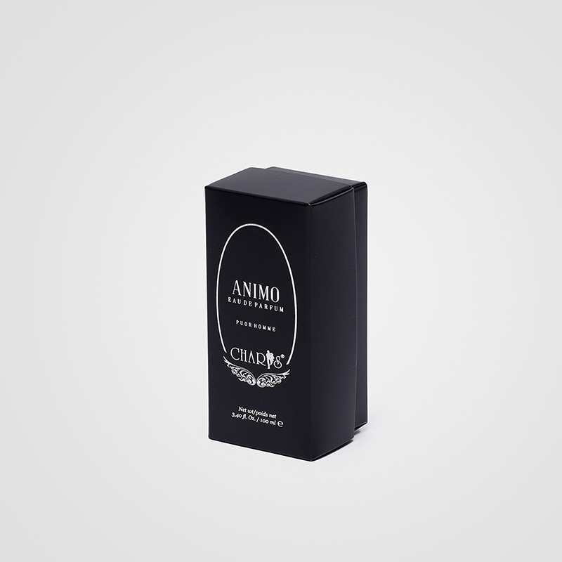 Scatola modello fondo e coperchio, ideale per profumi e il settore cosmetico.