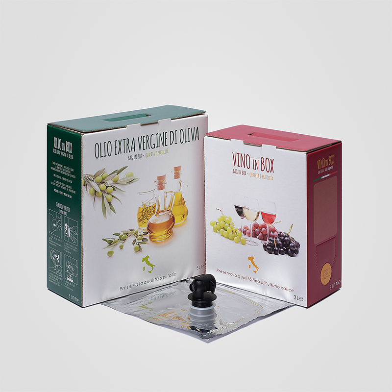 Bag in Box generici nei colori avana, bianco e nero per olio e vino - Formati da 2, 3, 5, 10 e 20L - Royal Box