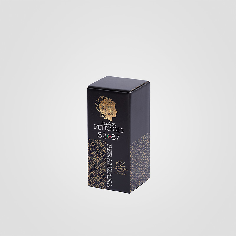 Astuccio per bottiglia da 500 ml per Fratelli D'Ettorres.