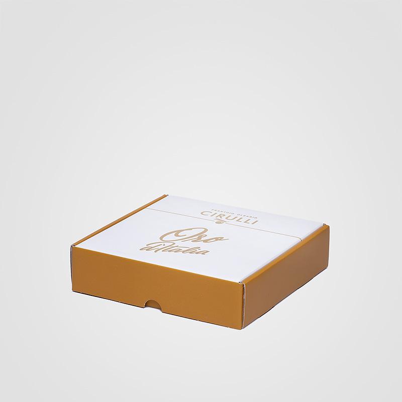 Cofanetto Olio Cirulli per 4 bottiglie da 100 ml per olio evo.